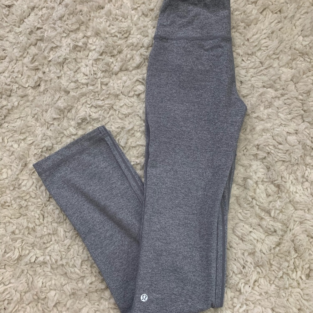 Lululemon gray straight leg